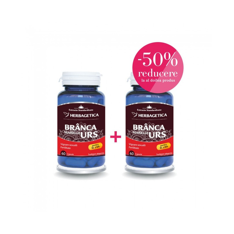 BRANCA MARELUI URS HERBAGETICA (Nagy Medvefogfű) 60+60 kapszula