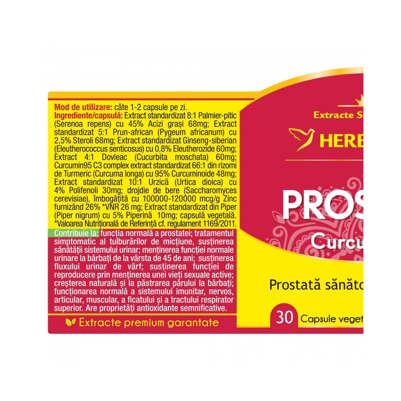 Prostato Curcumin95 Herbagetica 30 kapszula