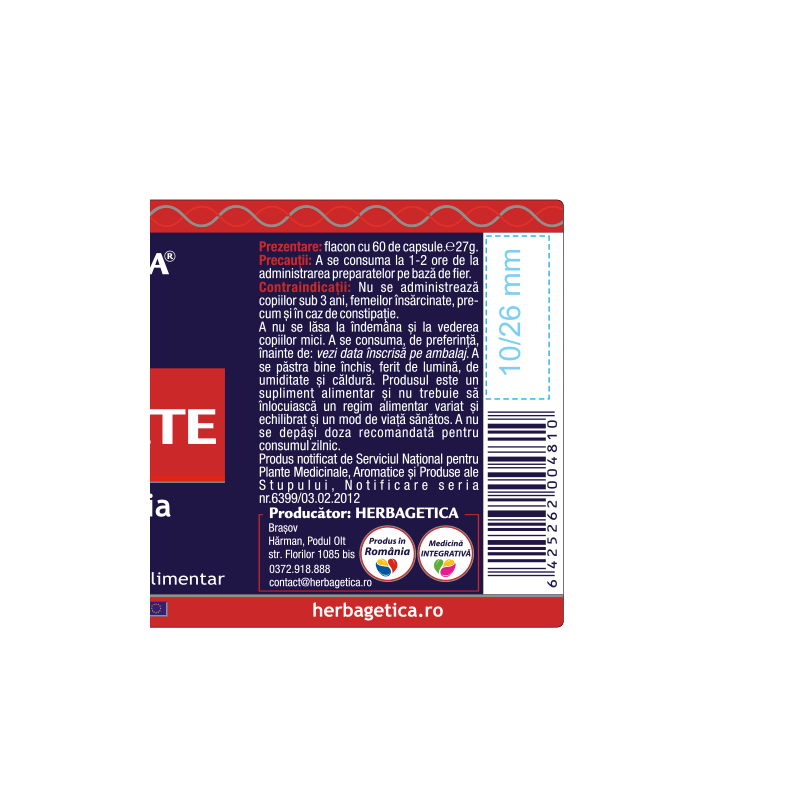 HERBAGETICA RENALFORTE 30 capsule