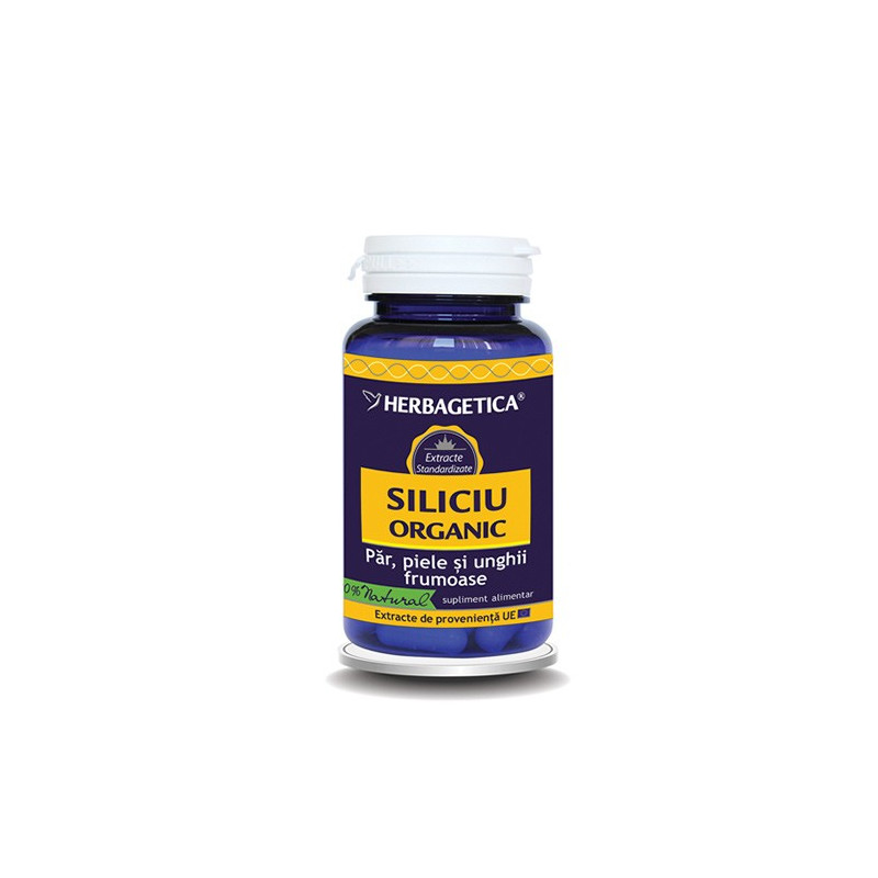 HERBAGETICA SILICIU ORGANIC, 30 capsule