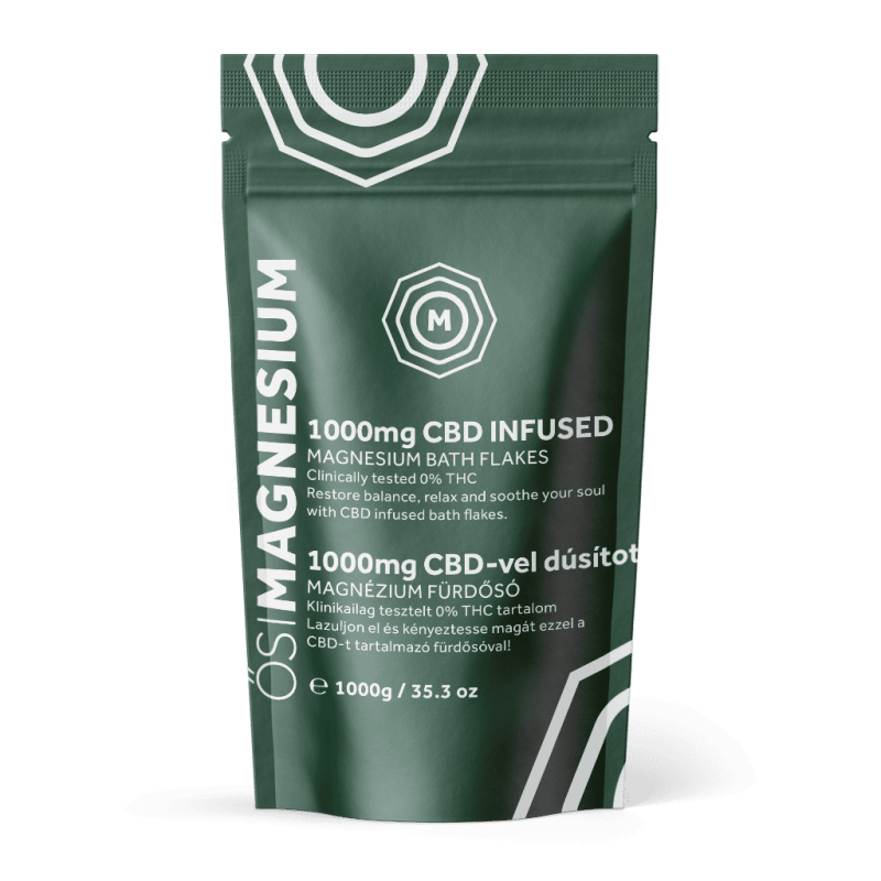 OSIMAGNESIUM-Sare de baie cu CBD și Magneziu 1 kg