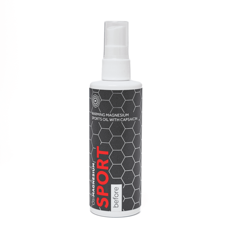 OSIMAGNESIUM-SPORT BEFORE – Bemelegítő magnézium testpermet - SPORT ELŐTT-125 ml