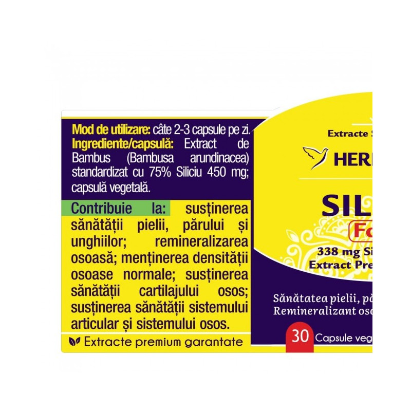 Szilícium Forte Herbagetica – 30 kapszula
