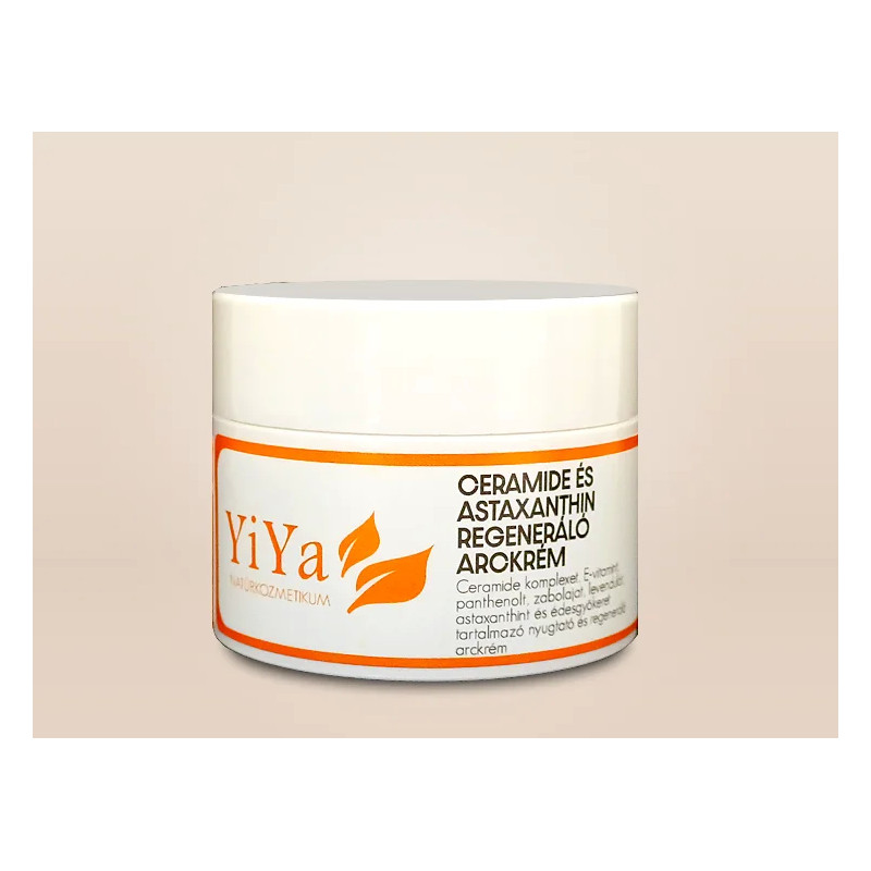 YiYa Astaxanthin, 50 ml - Cremă Calmantă și Regeneratoare 100% Naturală – Pentru Regenerarea Straturilor Profunde ale Pielii!