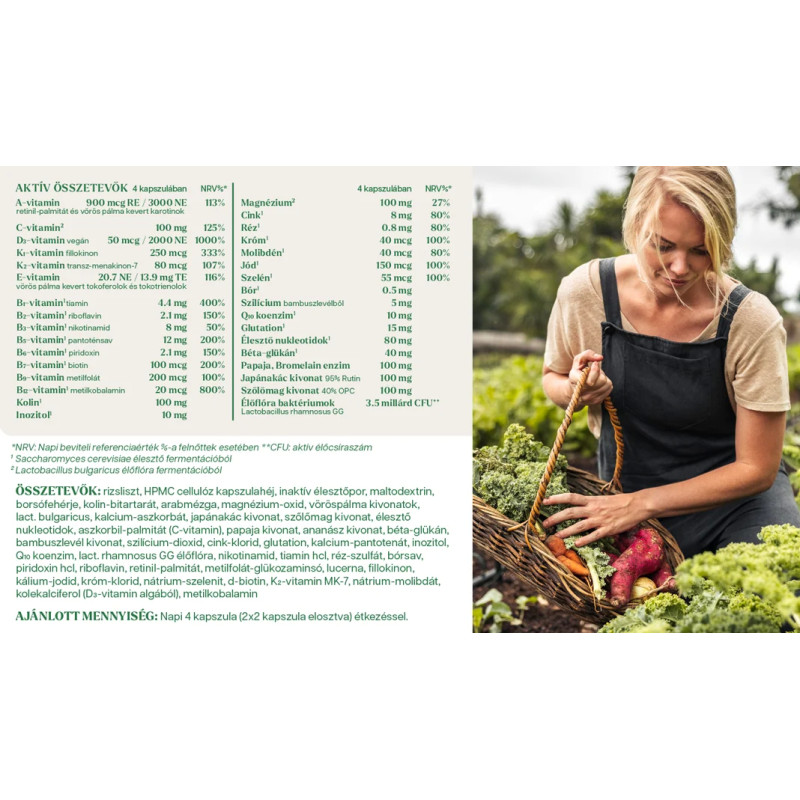 YiYa Fermentia, 120 capsule – Multivitamin alimentar creat pentru nevoile omului modern!