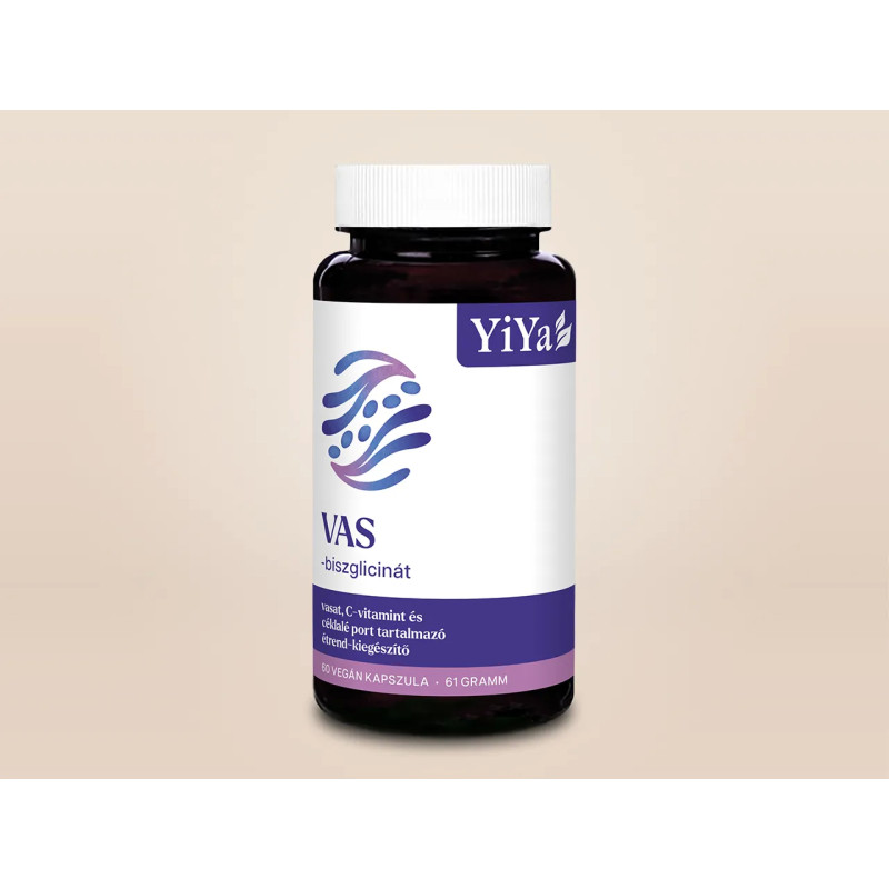 YiYa Bisglicinat de fier, 60 capsule