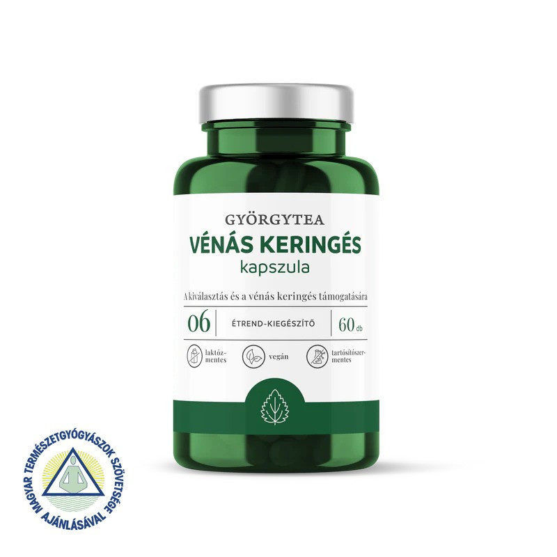 Györgytea Vénás keringés kapszula 60 db