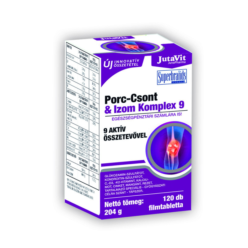 COMPLEX 9 CARTILAJ-OS MUSCHI/CU 9 SUBSTANTE ACTIVE
