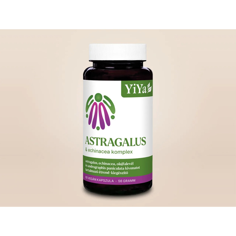YiYa Astragalus & Echinacea, 60 capsule – combinația a trei plante medicinale excepționale pentru susținerea imunității!
