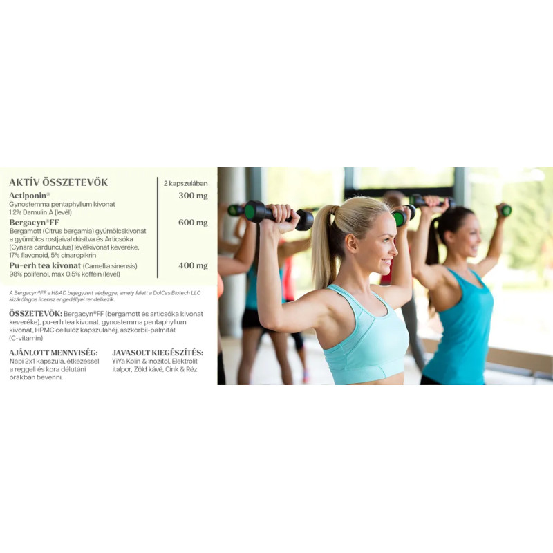 YiYa Gynostemma & Bergamott, 60 capsule – Activator AMPK – pentru greutatea corporală optimă și un metabolism sănătos!