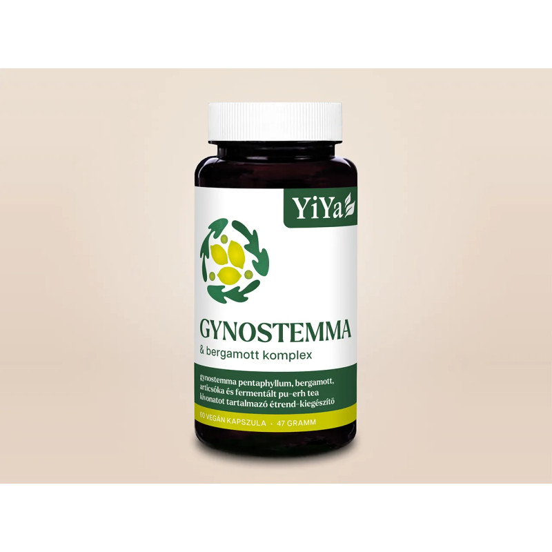 YiYa Gynostemma & Bergamott, 60 kapszula – AMPK aktivátor – az optimális testsúlyért és anyagcseréért!