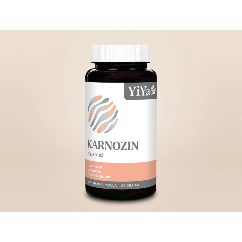 YiYa L-Karnozin, 60 kapszula - az öregedésellenes glikációs folyamatokat gátló sejtvédő antioxidáns!