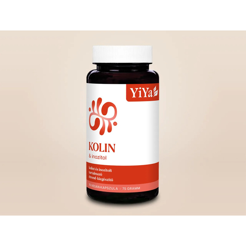 YiYa Colină & Inozitol, 75 capsule – pentru funcționarea normală a ficatului și prevenirea complicațiilor nocive ale obezității!