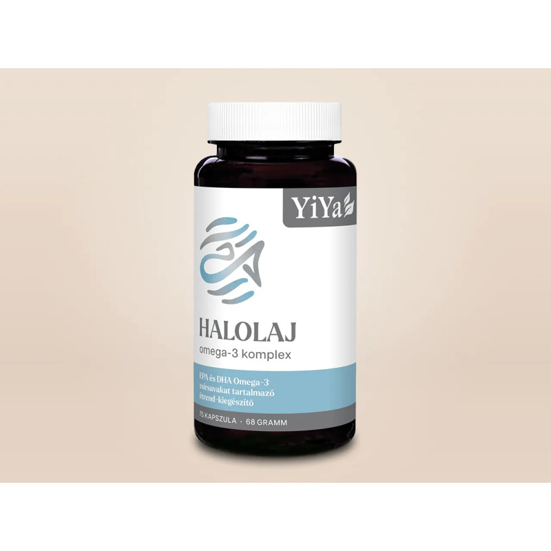 YiYa Halolaj Omega-3, 60 kapszula - gyógyszerminőségű nagy tisztaságú EPA/DHA komplex!