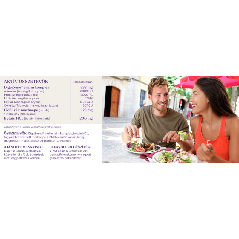 YiYa DigeZyme® complex de enzime – pentru o digestie optimă absorbția nutrienților și sănătatea tractului intestinal