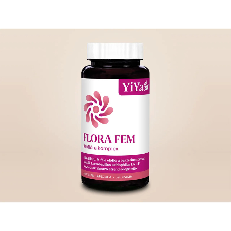 YiYa Flora FEM complex de floră vie, 60 capsule