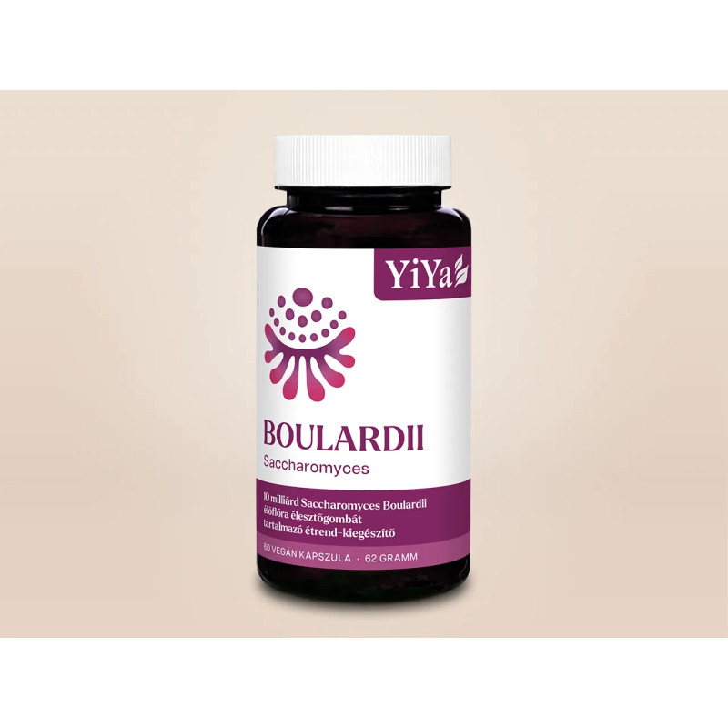 YiYa Saccharomyces Boulardii, 60 capsule – 10 miliarde de culturi benefice de drojdie vie!