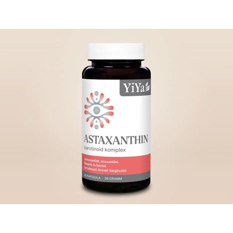 YiYa Astaxanthin, Zeaxanthin, Lutein, Likopin, 60 capsule - Complex de Carotenoide