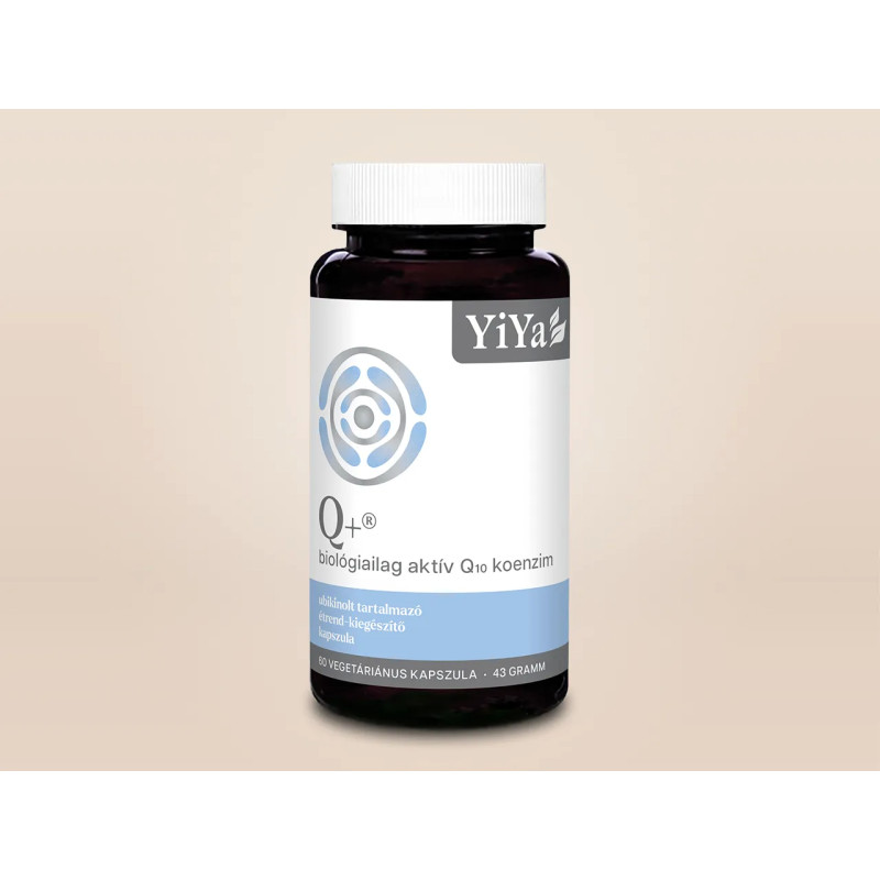 YiYa Q+ Ubiquinol (Kaneka QH®), 60 kapszula - biológiailag aktív Q10 koenzim!