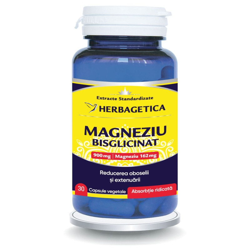 Herbagetica Magnézium-biszglicinát 60 kapszula