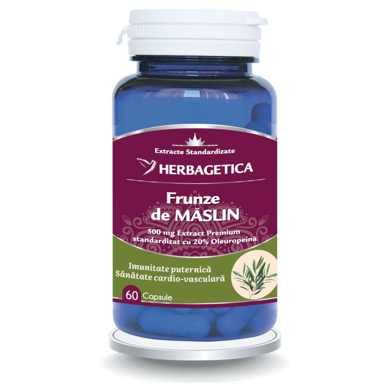 Herbagetica Frunze de Măslin 60 capsule