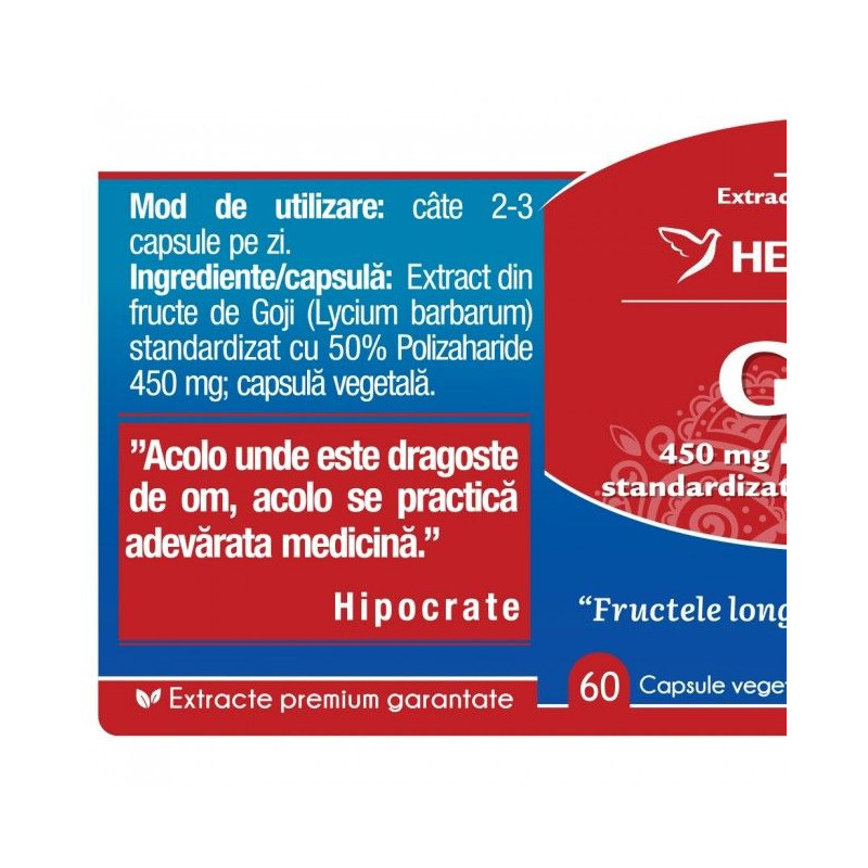 Herbagetica Goji 60 kapszula