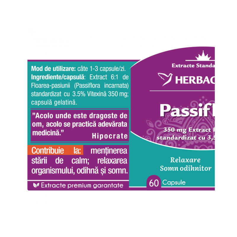 Herbagetica Passiflora 60 kapszula