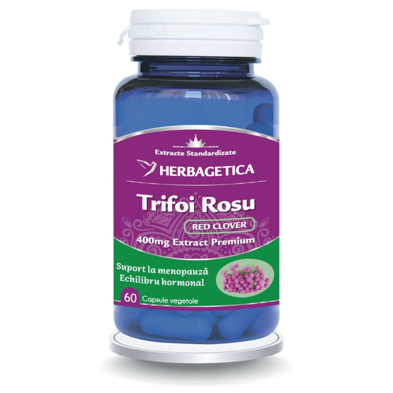 Herbagetica Trifoi Roșu Extract 60 capsule