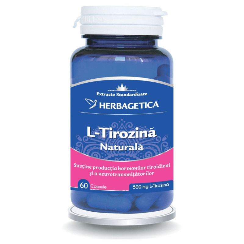 Herbagetica L-Tirozină Naturală Extract 60 capsule