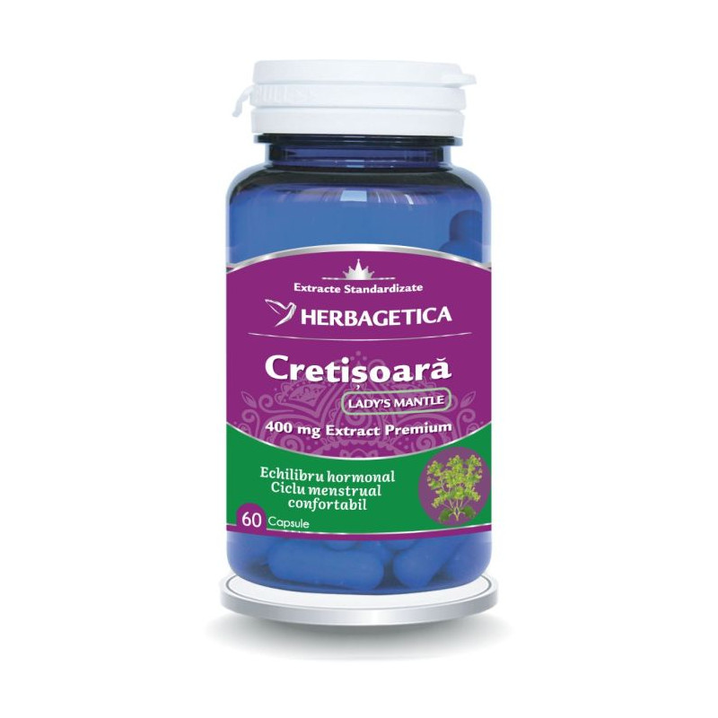 Herbagetica Crețișoară (Lady’s Mantle) 60 capsule