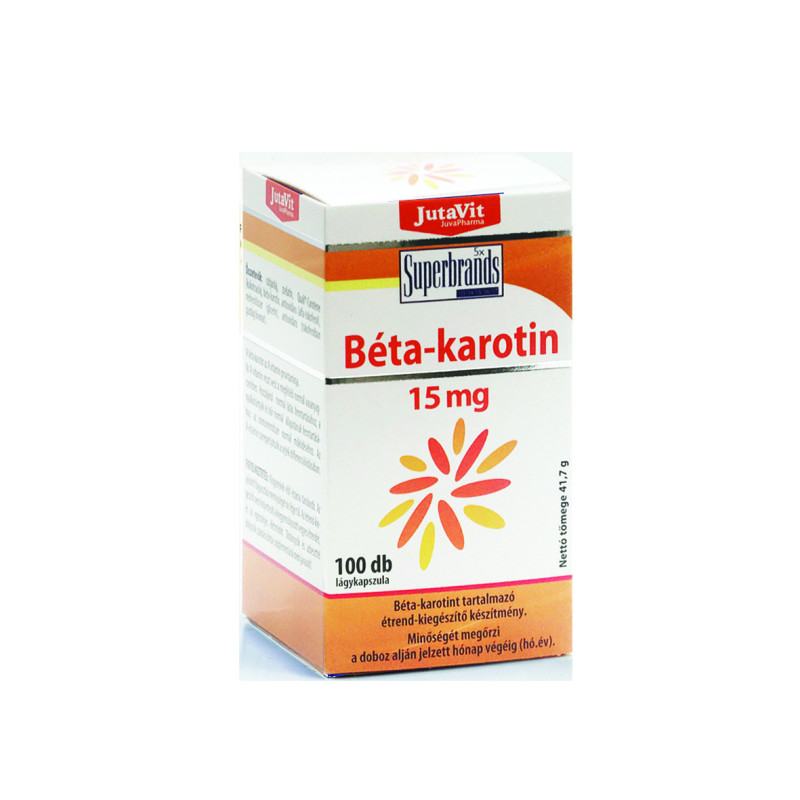 JutaVit Béta-karotin 15 mg 100db