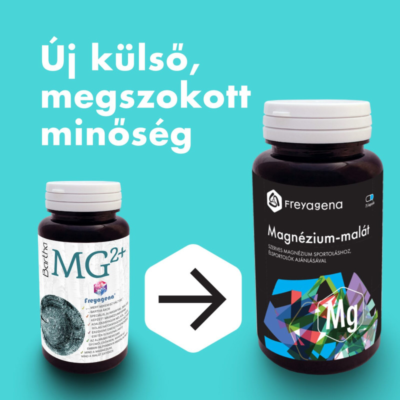 Bartha Mg2+ (magnézium-malát) Freyagena 75 kapszula
