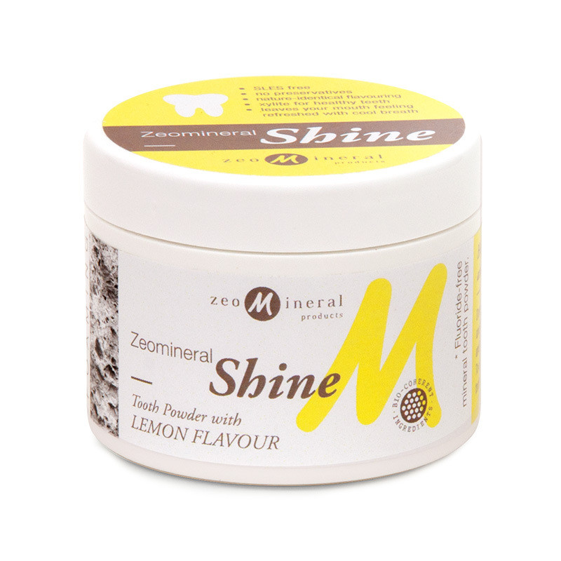 ZeoMineral Shine cu lămâie – pudră de dinți 50 g