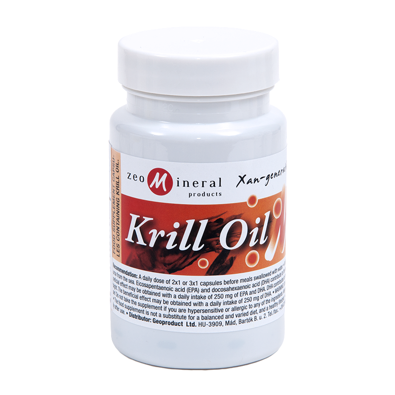 ZEOMINERAL Ulei de Krill Supliment Nutritiv 60 capsule