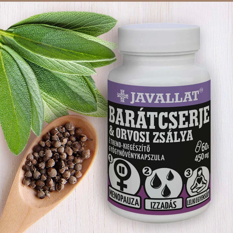 Javallat Capsule cu Mielărea (Vitex) și Salvie (60 buc)