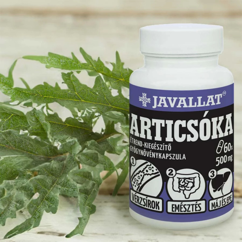 Javallat Capsule cu Frunze de Anghinare (60 buc)