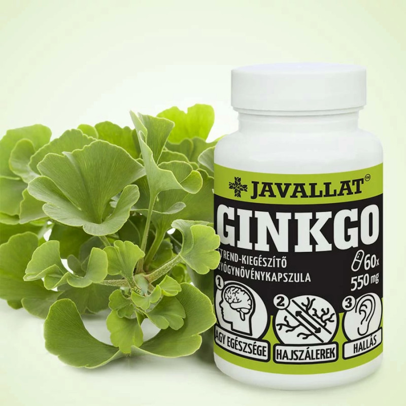 Javallat Capsule cu Frunze de Ginkgo (60 buc)