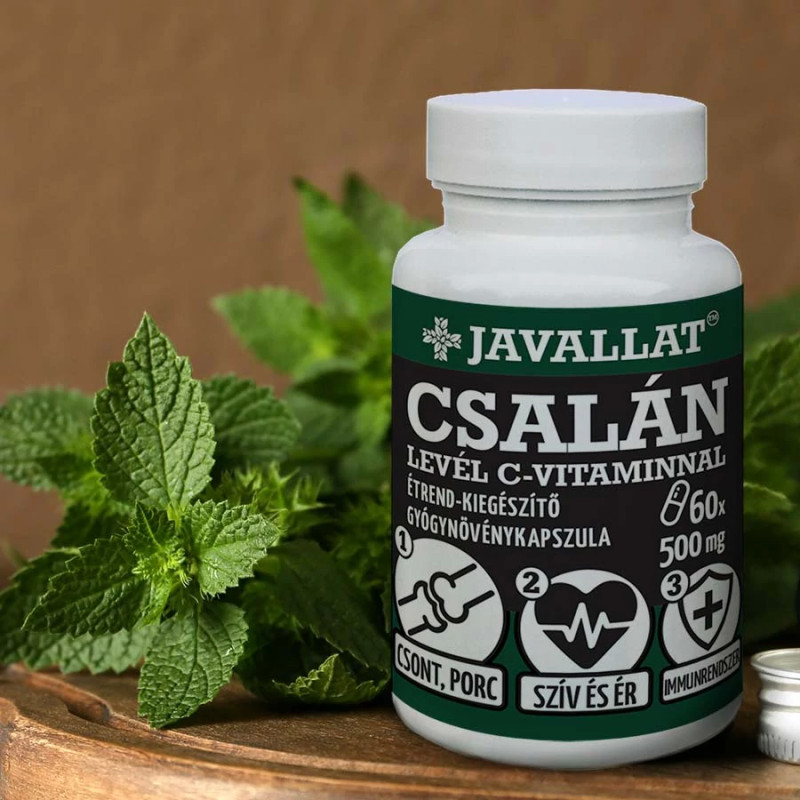 Javallat Csalánlevél C-vitaminnal Kapszula (60 db)
