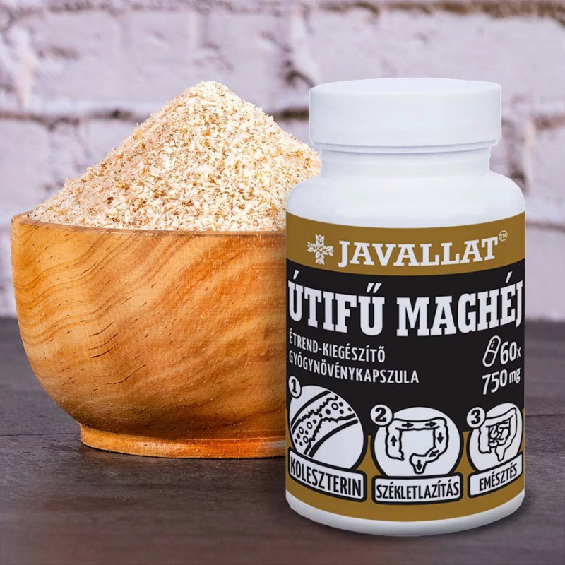 Javallat Capsule cu Tărâțe de Psyllium (60 buc)