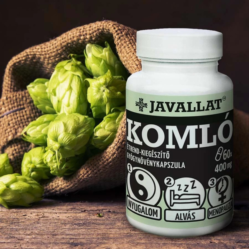 Javallat Capsule cu Conuri de Hamei (60 buc)