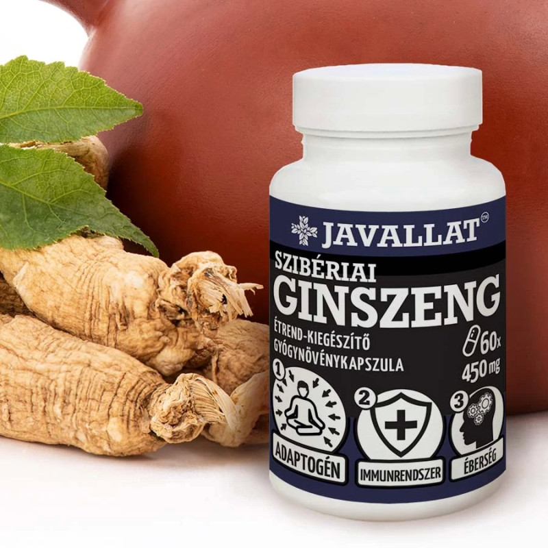 Javallat Capsule cu Ginseng Siberian (Rădăcină de Taiga) (60 buc)