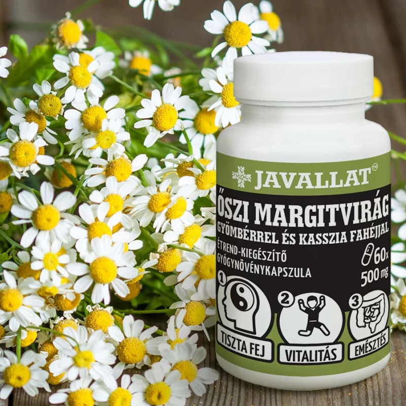 Javallat Capsulă cu Floare de Margaretă, Ghimbir și Scorțișoară Casia (60 buc)