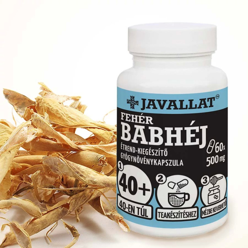 Javallat Capsule cu Păstăi de Fasole Albă (60 buc)