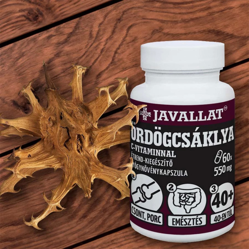 Javallat Ördögcsáklya C-vitaminnal (60 db)