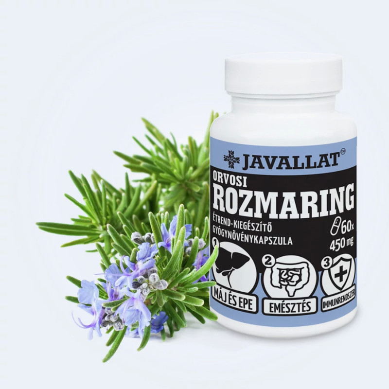 Javallat Capsule cu Rozmarin Medicinal (60 buc)