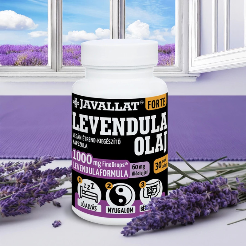 JAVALLAT® Forte Ulei de Lavandă (60 buc)