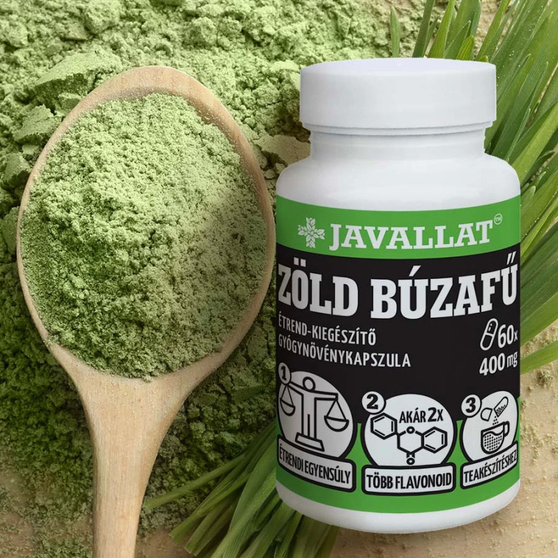 Javallat Capsule cu Iarbă de Grâu (60 buc)