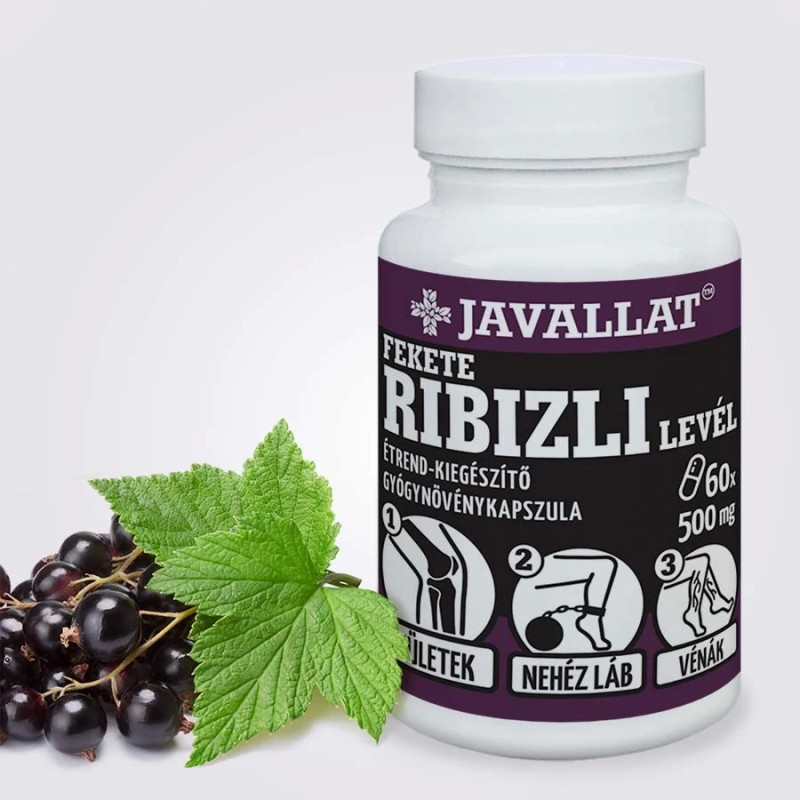 Javallat Capsule cu Frunze de Coacăz Negru (60 buc)