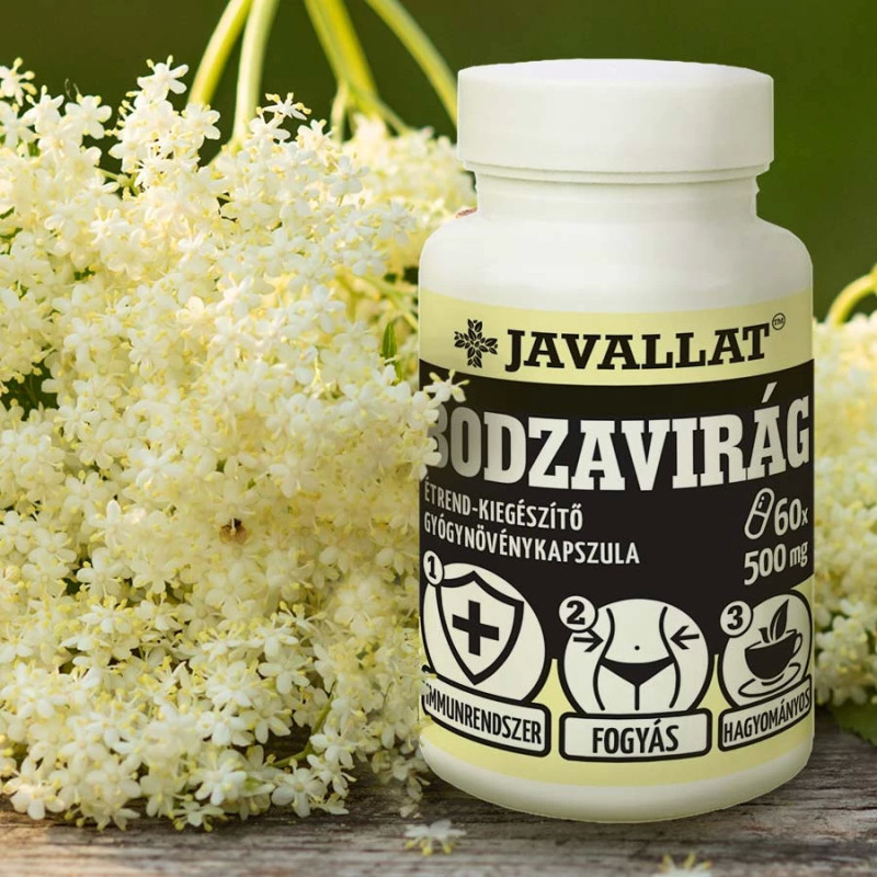 Javallat Bodzavirág Kapszula (60 db)