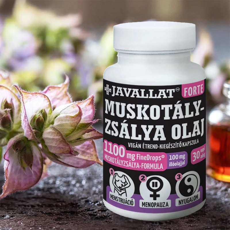 JAVALLAT® Capsule cu Ulei de Salvie Moscata Forte (60 buc)